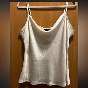 NWT express cream satin blouse